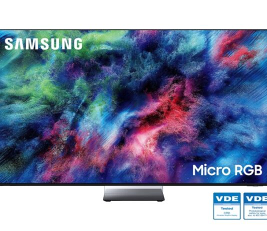 Samsung Micro RGB TV Gets VDE Certifications for Eye Safety Samsung Micro RGB TV Receives Safety for Eyes and Circadian Rhythm Display Certifications From VDE