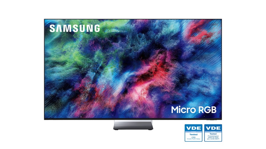 Samsung Micro RGB TV Receives Safety for Eyes and Circadian Rhythm Display Certifications From VDE