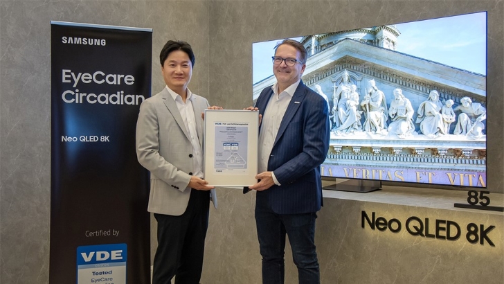 Samsung Neo QLED and Lifestyle TVs Receive ‘EyeCare Circadian’ Certification From VDE