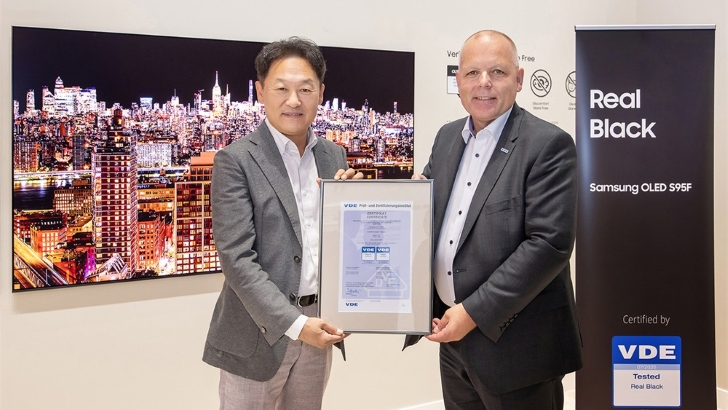 Samsung’s 2025 OLED TV Certified as a VDE ‘Real Black’ Display for Industry-Leading Picture Quality