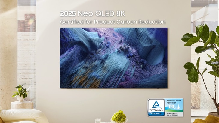 samsung tvs and displays tc39cv rheinland product carbon reduction product carbon footprint certif.jpeg Samsung Electronics Earns ‘Product Carbon Reduction’ and ‘Product Carbon Footprint’ Certifications for Neo QLED 8K and Neo QLED for Fifth Consecutive Year