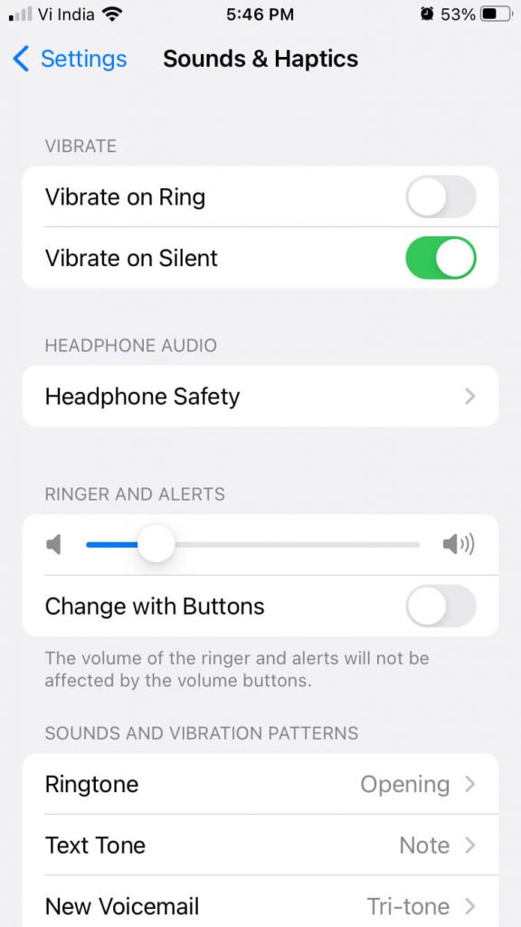 Silence Notifications in iPhone