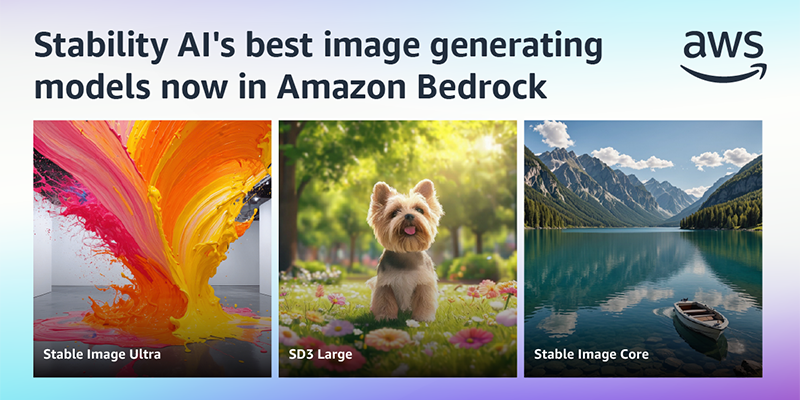 stabilityai models news blog.png Stability AI’s best image generating models now in Amazon Bedrock | Amazon Web Services