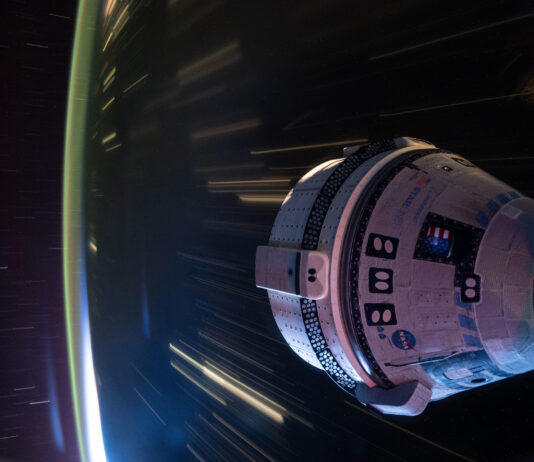NASA to Announce Update on Crew Flight Test Status A long-duration image of Boeing