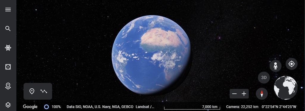 How To Use Google Earth In A Browser