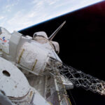 NASA’s Shuttle Radar Topography Mission Celebrates 25th Anniversary Image of the shuttle