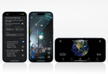 NASA’s Community-Driven App Tracks International Space Station Sightings A collage of three smart phones depicting various capabilities of the Spot the Station app.