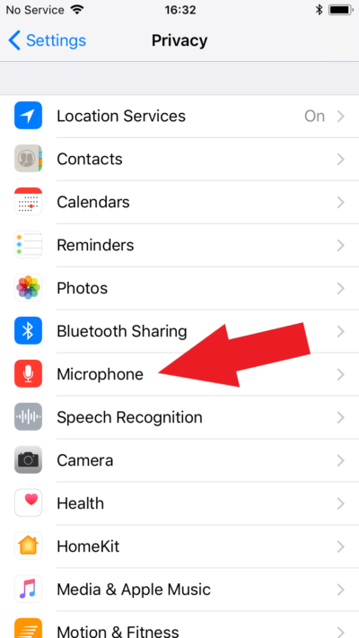 Microphone not working on iPhone 13