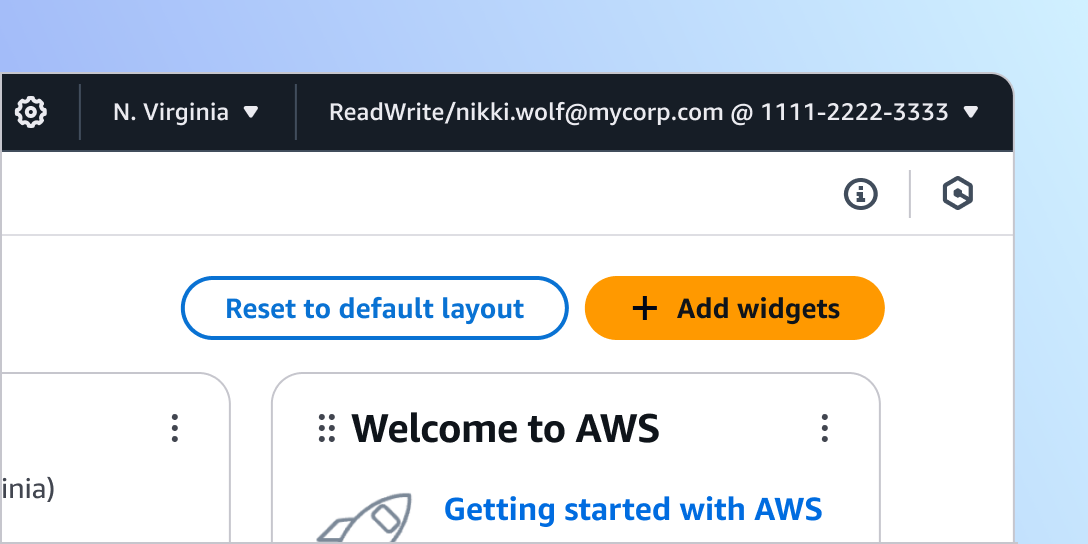 Announcing a visual update to the AWS Management Console (preview) | Amazon Web Services