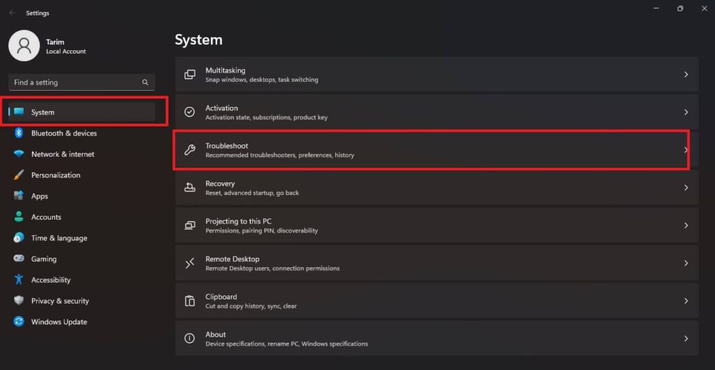 Use Windows Update troubleshooter, System - Troubleshoot