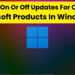 Turn On Or Off Updates For Other Microsoft Products In Windows 11 turn on or off updates for other microsoft products in windows 11