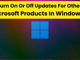 Turn On Or Off Updates For Other Microsoft Products In Windows 11 turn on or off updates for other microsoft products in windows 11