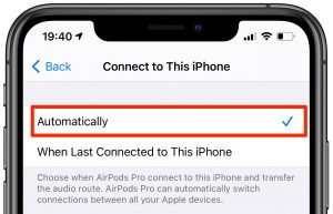 unable to switch AirPods between Apple Devices