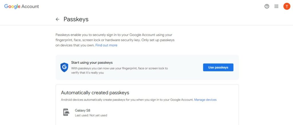 Set Up Passkeys to Sign In to Your Google Account, Use Passkeys to Sign In to Your Google Account, Passkeys, Gmail, Android