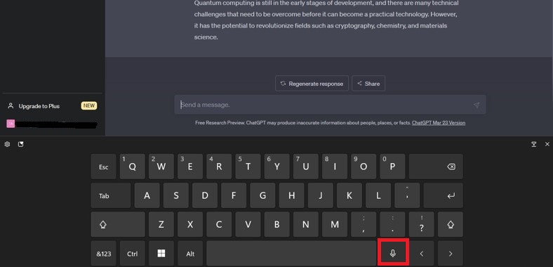 Mic Button On Windows Keyboard