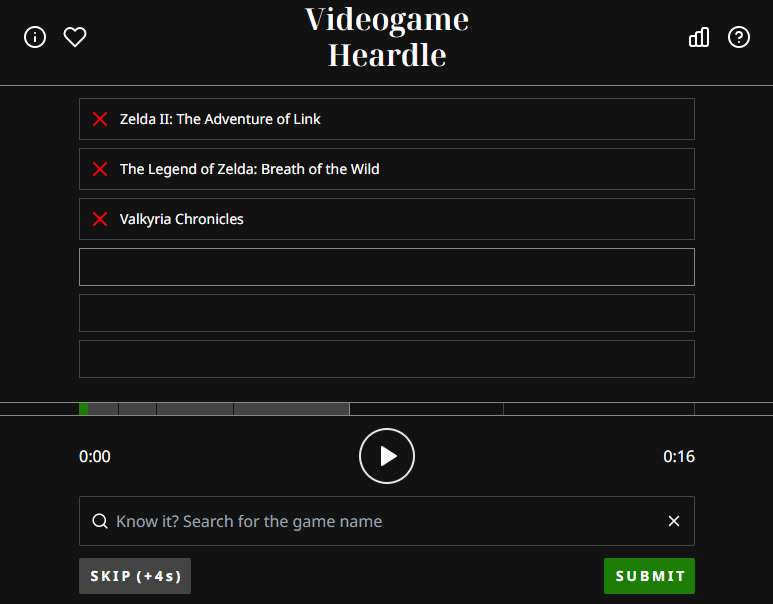 Videogame-Heardle-Wordle-Clone-for-Videogame-Freaks