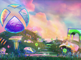 Honoring Female Trailblazers in Gaming: Pioneers and Innovators A pastel landscape with grassy hills and the sun reflecting off purple and pink clouds. An Xbox sphere sits in the upper left, reflecting the color of the sky. Iridescent plants, columns, Xbox buttons and an Xbox controller are scattered throughout the grass.
