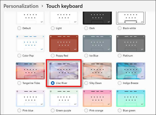 How To Change Touch Keyboard Themes On Windows 11?