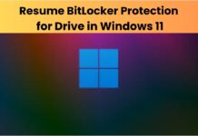 How To Resume BitLocker Protection For Drive In Windows 11 How To Resume BitLocker Protection For Drive In Windows 11