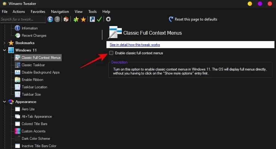 Disable "Show More Options" Context Menu In Windows 11