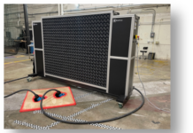 NASA Launches Indoor Testing Facilities at Unmanned Autonomy Research Complex Windshaper fan array for dynamic low-speed and hovering flight research.