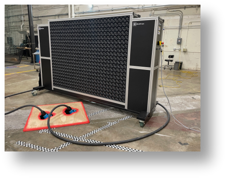 NASA Launches Indoor Testing Facilities at Unmanned Autonomy Research Complex Windshaper fan array for dynamic low-speed and hovering flight research.