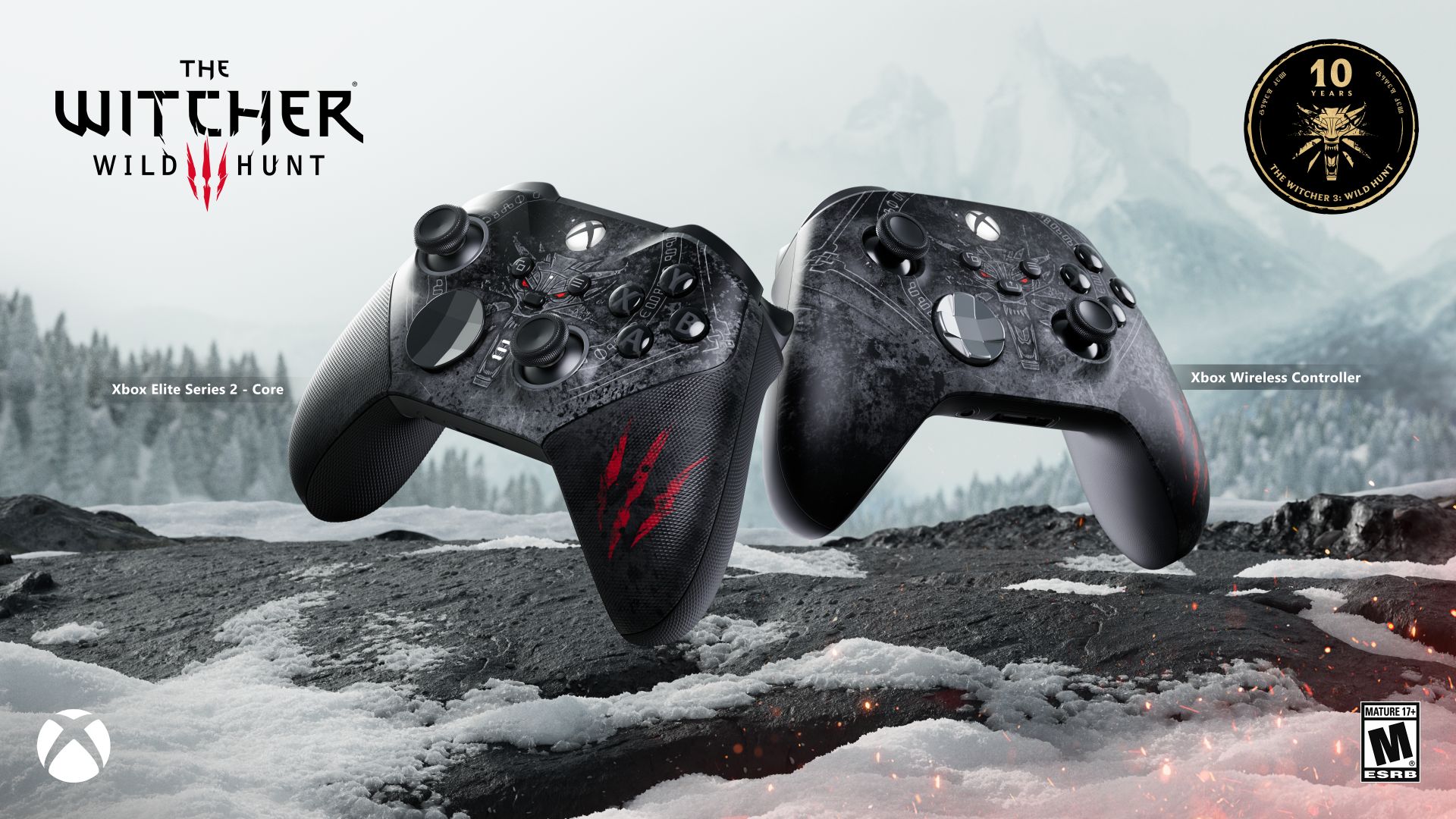 Celebrate 10 Years of Killing Monsters With Special Edition The Witcher 3: Wild Hunt Xbox Controllers - Xbox Wire
