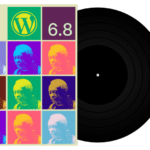 WordPress Version 6.8 “Cecil” Released Simulated record album featuring a grid of brightly-colored duotone portraits of Cecil Taylor