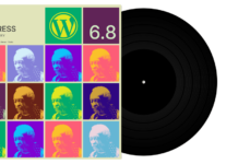 WordPress Version 6.8 “Cecil” Released Simulated record album featuring a grid of brightly-colored duotone portraits of Cecil Taylor