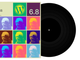 WordPress Version 6.8 “Cecil” Released Simulated record album featuring a grid of brightly-colored duotone portraits of Cecil Taylor
