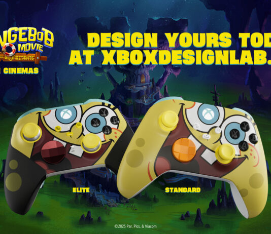 Exclusive SpongeBob Xbox Controllers Unveiled by Xbox Wire SpongeBob controller hero image