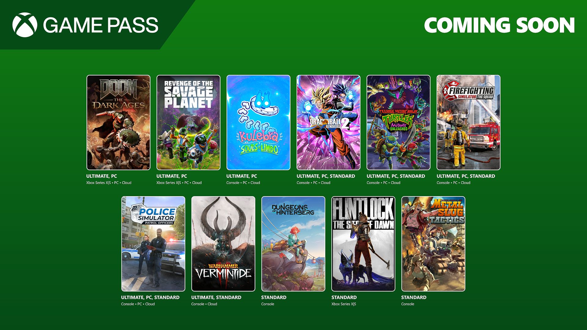 Coming to Game Pass: DOOM: The Dark Ages, Revenge of the Savage Planet, Dragonball Xenoverse 2, and More - Xbox Wire