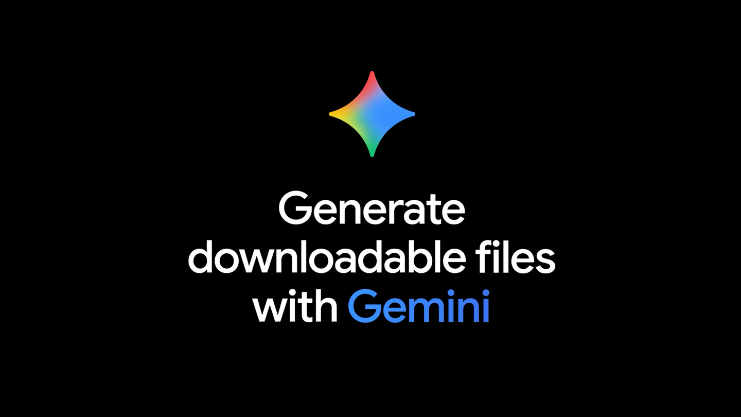 You can now easily generate files in Gemini.